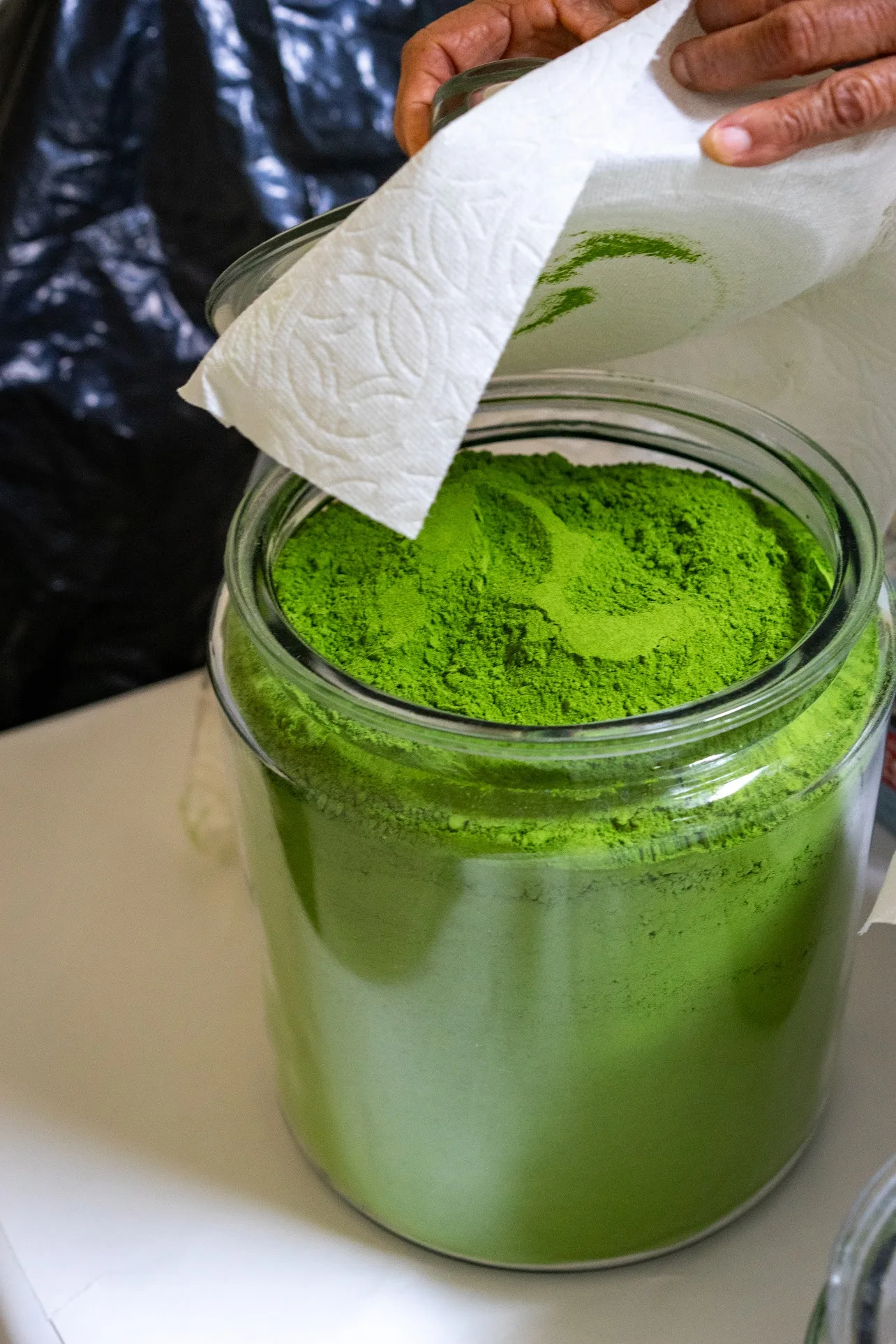 Small-batch milled moringa powder