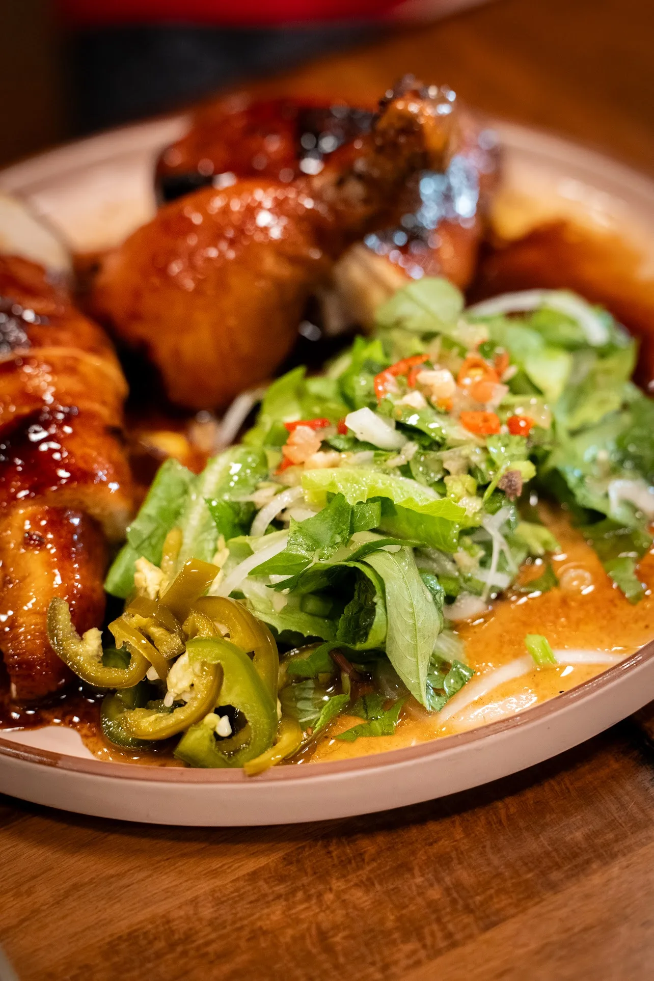 Restaurant dish featuring Mountain View Farms vegetables
