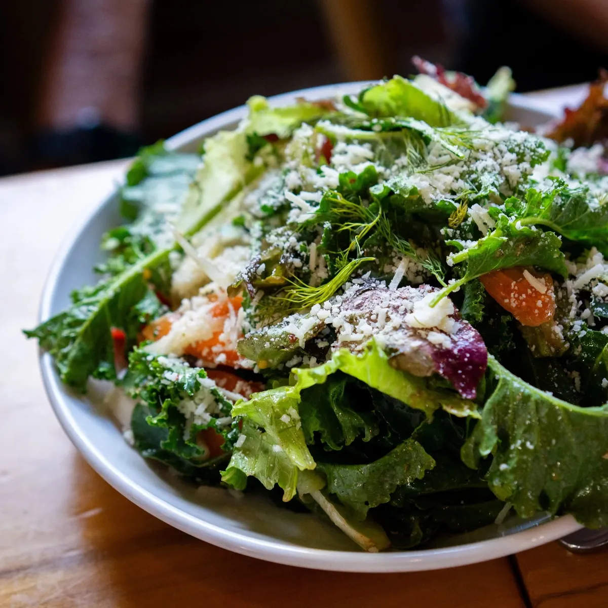 Restaurant dish featuring Mountain View Farms vegetables