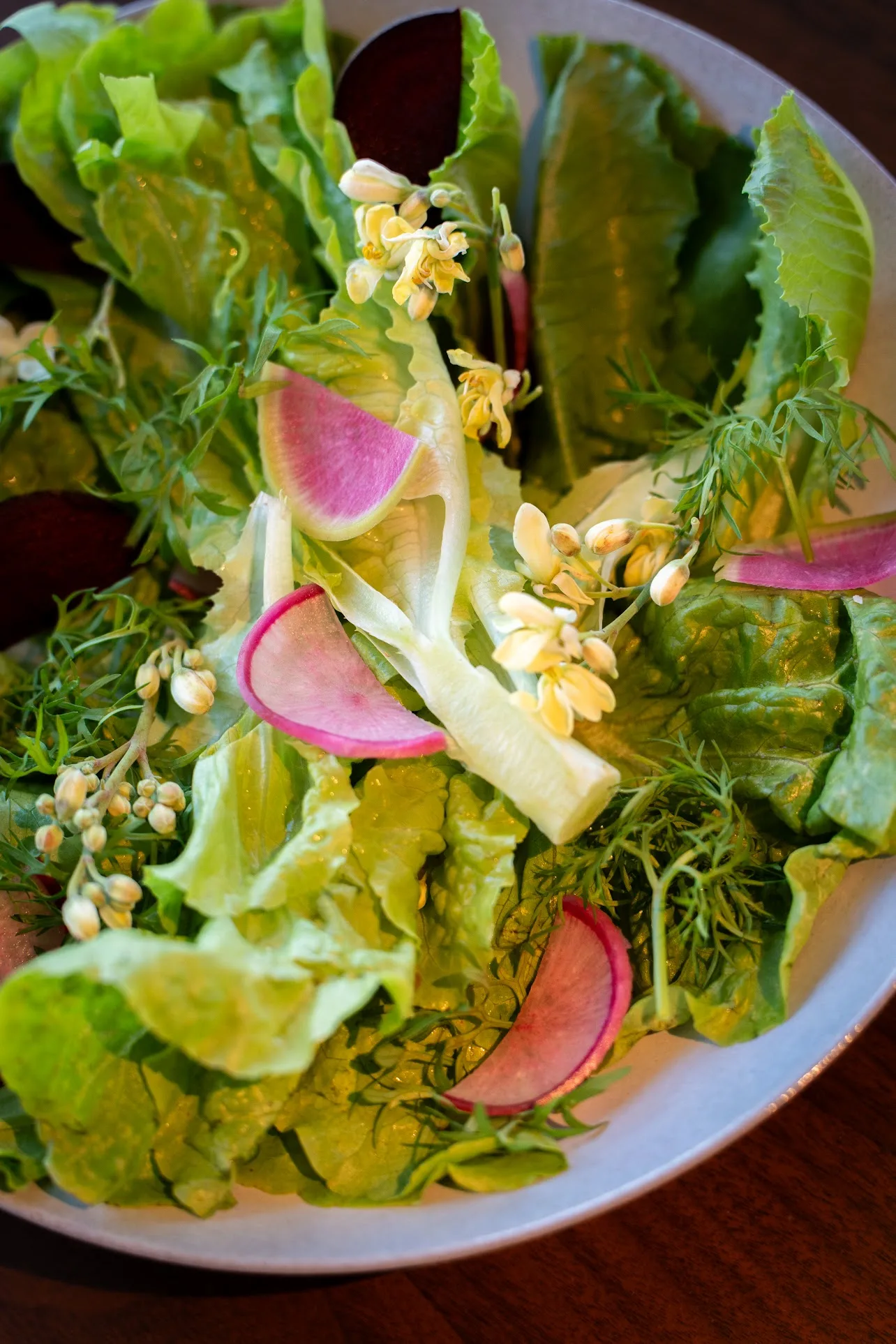 Salad dish at Alan Wong's restaurant